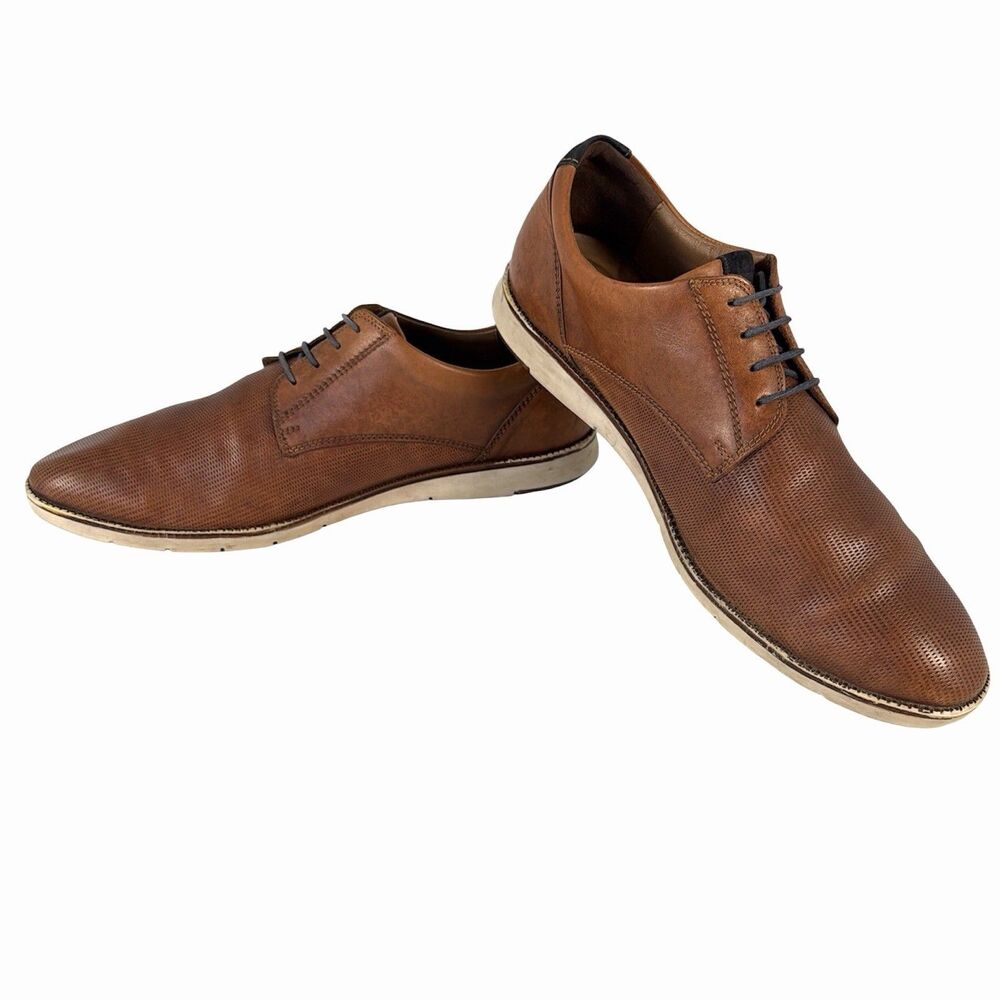 Josef Seibel Men's Tyler Men’s EU 47 US 14 Lace-up Shoe Camel Brown Dress Shoe